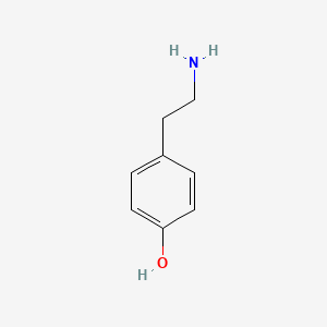 Molecular structure of Tyramine