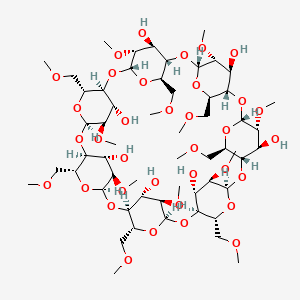 Molecular structure of Methyl cyclodextrin