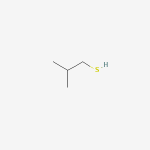 Molecular structure of Isobutylmercaptan