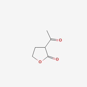 Molecular structure of 2-Acetylbutyrolactone