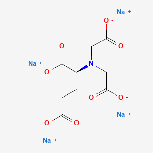 Molecular structure of Tetrasodium Glutamate Diacetate