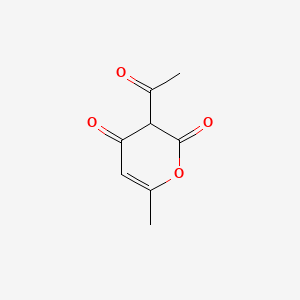 Molecular structure of Dehydroacetic acid