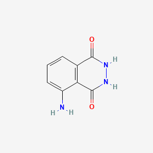 Molecular structure of 3-Aminophthalhydrazide