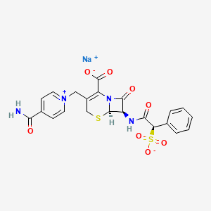 Molecular structure of Cefsulodine sodium