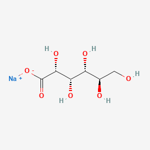 Molecular structure of Sodium gluconate