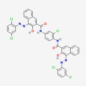 Molecular structure of Pigment Red 144