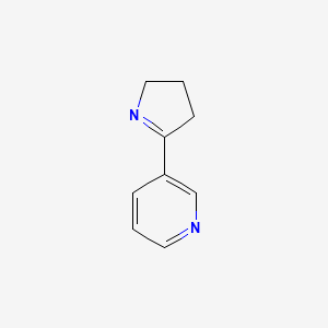 Molecular structure of Myosmine