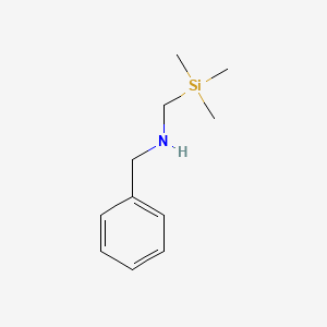 Molecular structure of N-(Trimethylsilyl)methylbenzylamine
