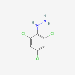 Molecular structure of 2,4,6-Trichlorophenylhydrazine
