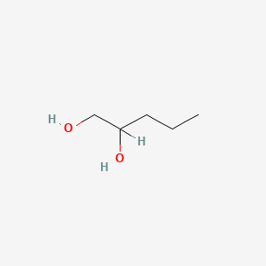 Molecular structure of 1,2-Pentanediol