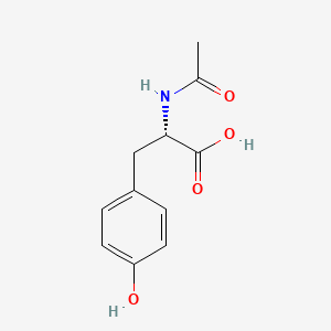 Molecular structure of N-Acetyl-L-tyrosine
