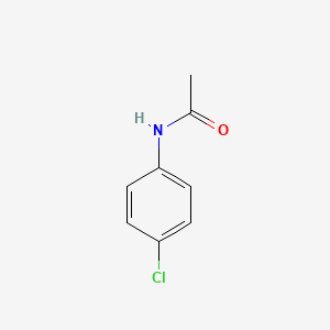 Molecular structure of 4-Chloroacetanilide