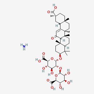 Molecular structure of Glycyrrhizic acid ammonium salt