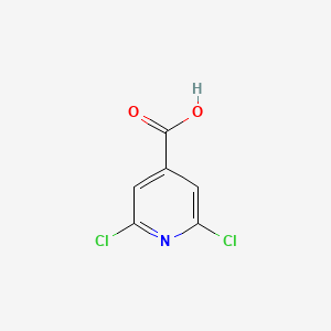Molecular structure of 2,6-Dichloroisonicotinic acid