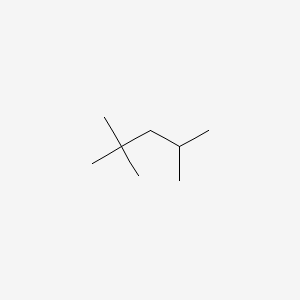 Molecular structure of 2,2,4-Trimethylpentane