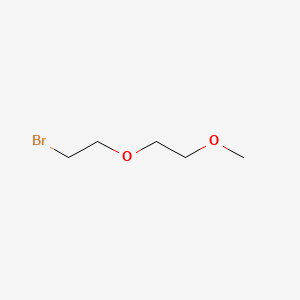 Molecular structure of 1-Bromo-2-(2-methoxyethoxy)ethane