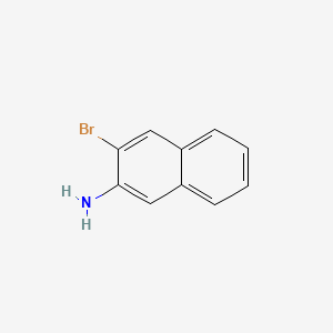 Molecular structure of 3-Bromonaphthalen-2-amine