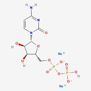 Molecular structure of Cytidine-5-diphosphate disodium salt