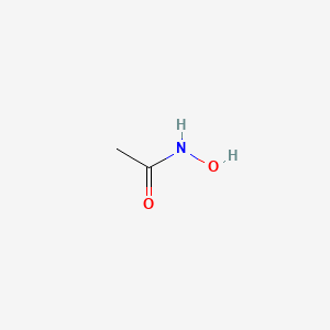 Molecular structure of Acetohydroxamic acid