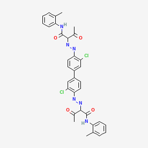 Molecular structure of Pigment Yellow 14