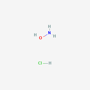 Molecular structure of Hydroxylamine hydrochloride