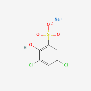 Molecular structure of Sodium 3,5-chloro-6-hydroxybenzenesulfonate