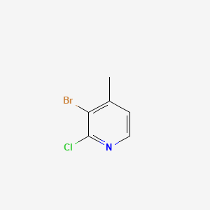 Molecular structure of 2-Chloro-3-bromo-4-methylpyridine