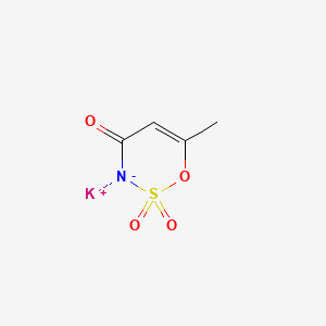 Molecular structure of Acesulfame Potassium
