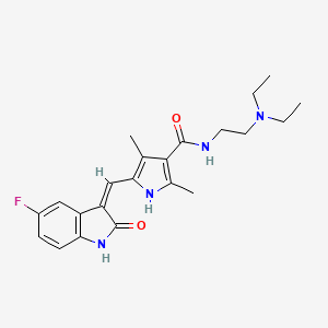 Molecular structure of Sunitinib