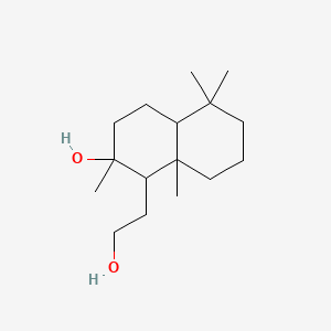 Molecular structure of Sclareol Glycol