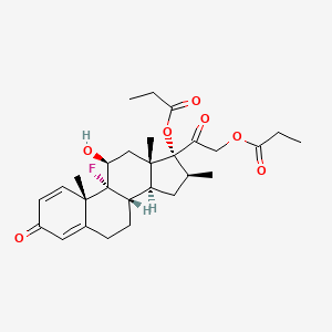 Molecular structure of Betamethasone Dipropionate