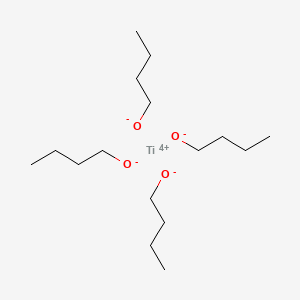 Molecular structure of Tetrabutyl titanate