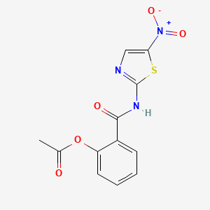 Molecular structure of Nitazoxanide