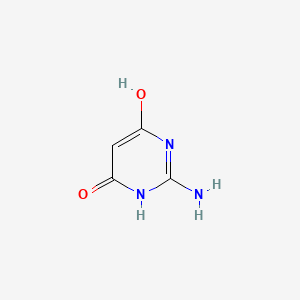 Molecular structure of 2-Amino-4,6-dihydroxypyrimidine