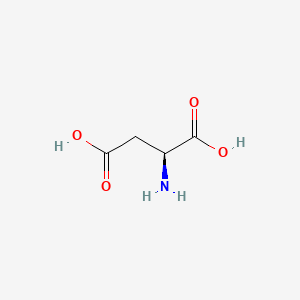 Molecular structure of L-Aspartic acid