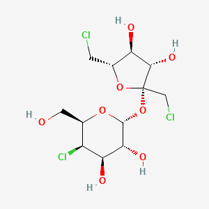 Molecular structure of Sucralose