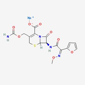 Molecular structure of Cefuroxime sodium