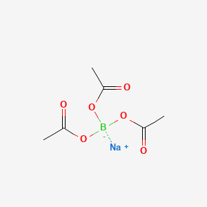 Molecular structure of Sodium triacetoxyborohydride