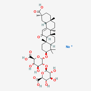 Molecular structure of Sodium glycyrrhizinate