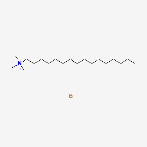 Molecular structure of Hexadecyl trimethyl ammonium bromide
