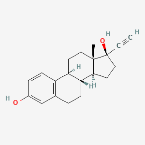 Molecular structure of Ethynyl estradiol