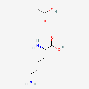 Molecular structure of L-Lysine monoacetate