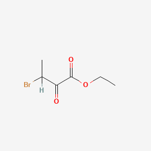 Molecular structure of 3-Bromo-2-oxo-butyric acid ethyl ester