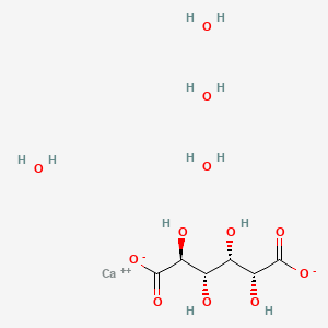 Molecular structure of Calcium D-saccharate tetrahydrate