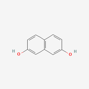 Molecular structure of 2,7-Dihydroxynaphthalene