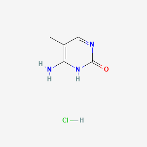 Molecular structure of 5-Methylcytosine hydrochloride