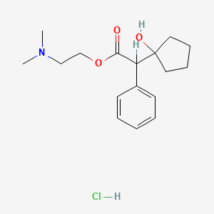 Molecular structure of Cyclopentolate hydrochloride