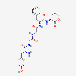 Molecular structure of Leucine enkephalin