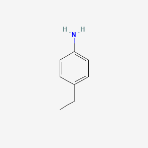 Molecular structure of 4-Ethylaniline