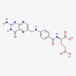 Molecular structure of Folic acid